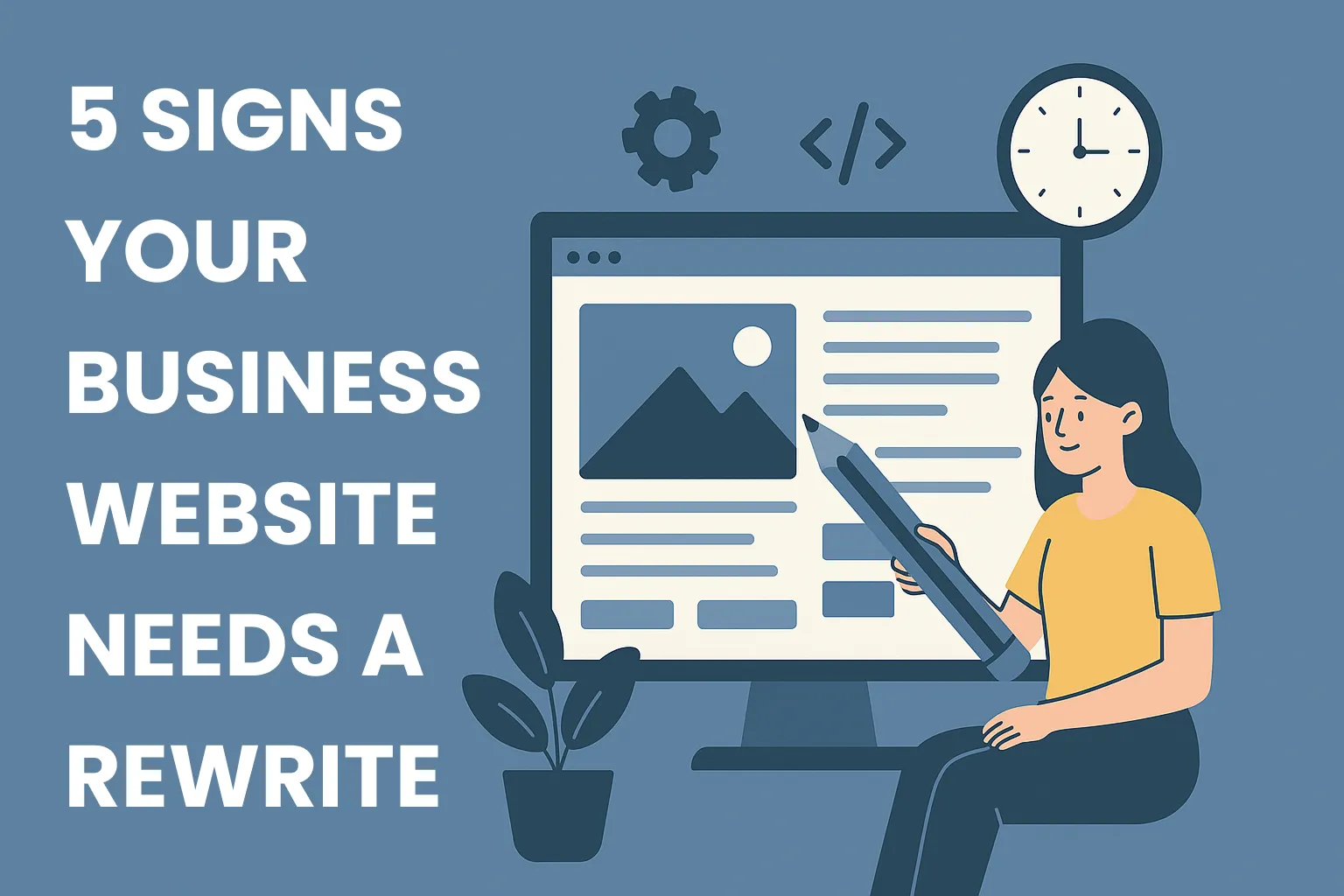 5 Signs Your Business Website Needs a Rewrite
