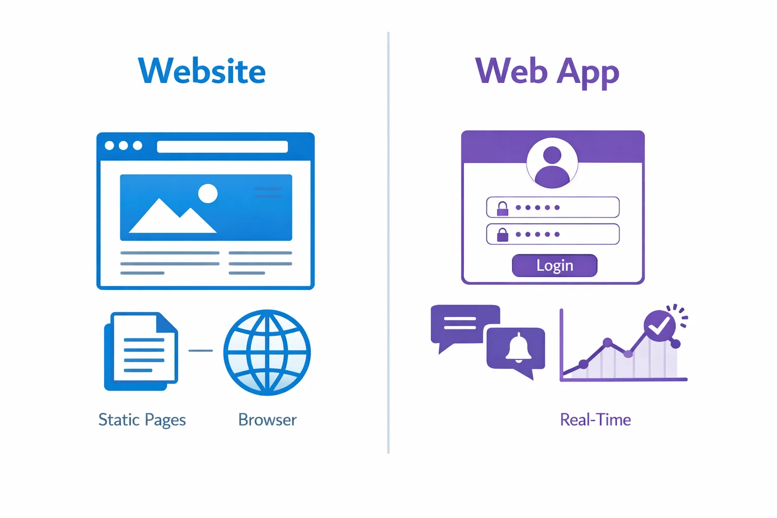 Web App vs Website – Key Differences